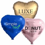 Buy Custom Printed Foil Balloons Heart Shape 17"