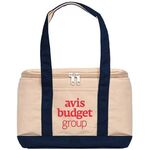 Custom Printed Insulated Cotton Lunch Tote -  