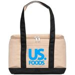 Custom Printed Insulated Cotton Lunch Tote -  