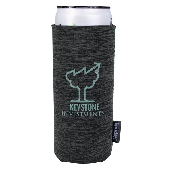 Main Product Image for Custom Printed koozie (R) Heather Collapsible Slim Can Kooler