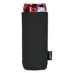 Custom Printed Koozie (R) Slim Collapsible Neoprene Can Kooler - Black