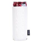 Custom Printed Koozie (R) Slim Collapsible Neoprene Can Kooler - White