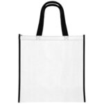 Custom Printed Laminated Full-Color Tote Bag 13" x 13" - White