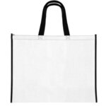 Custom Printed Laminated Full-Color Tote Bag 20" x 16" - White