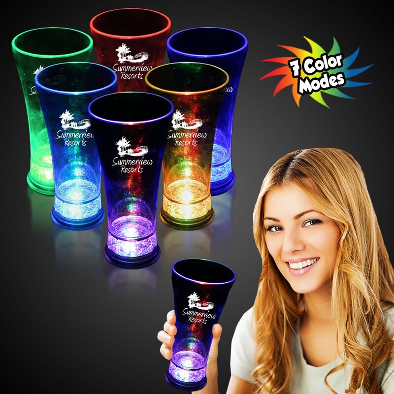Main Product Image for Custom Printed LED Light Up Pilsner Glass 14 oz.
