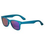 Custom Printed Metallic Sunglasses - Metallic Blue