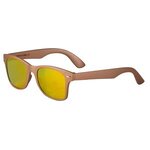 Custom Printed Metallic Sunglasses - Metallic Gold