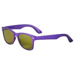 Custom Printed Metallic Sunglasses - Metallic Purple