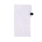 Custom Printed Microfiber Sunglass Pouch Dye-Sublimated - White