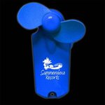 Custom Printed Mini Handheld Fans 3 3/4" -  