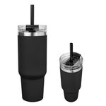 Custom Printed Naomi Intrepid Stainless Steel Tumbler 40 Oz. - Black