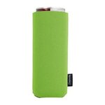 Custom Printed oozie Collapsible Slim Can Kooler - Lime