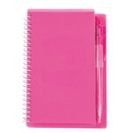 Custom Printed Pink Ribbon Notebook - Pink