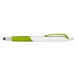 Custom Printed Pinnacle Ballpoint Pen / Stylus - Lime