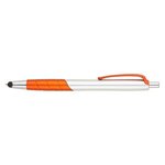 Custom Printed Pinnacle Ballpoint Pen / Stylus - Orange