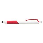Custom Printed Pinnacle Ballpoint Pen / Stylus - Red