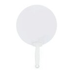 Custom Printed Plastic Fan - White