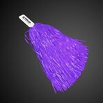 Custom Printed Plastic Pom Pom 16" Purple -  