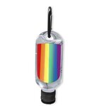 Custom Printed Pride Sanitizer 1.8 oz - Black Top