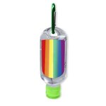 Custom Printed Pride Sanitizer 1.8 oz - Green Top