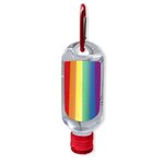 Custom Printed Pride Sanitizer 1.8 oz - Red Top