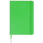 Custom Printed Recycled Leatherette Journal - Lime Green