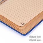 Custom Printed Recycled Leatherette Journal -  