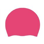 Custom Printed Silicone Swim Cap - Pink