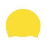 Custom Printed Silicone Swim Cap - Yellow
