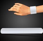 Custom Printed Slap Bracelet 8 3/4 inch - White