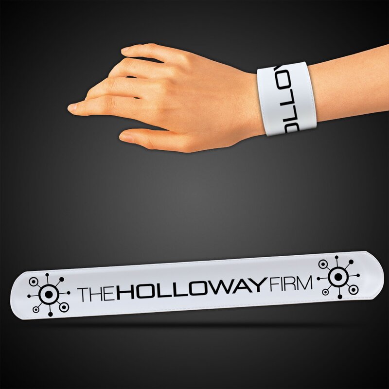 Main Product Image for Custom Printed Slap Bracelet 8 3/4 inch