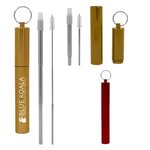 Buy Custom Printed Telescopic Stainless Steel Straw Kit