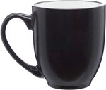 Custom Printed Two Tone Ceramic Mug 16 Oz. - White