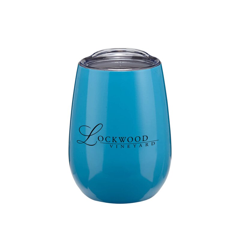 Main Product Image for Custom Printed Vino Stainless Steel Stemless Wine Glass