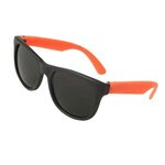 Custom Printed Youth Neon Sunglasses - Neon Orange