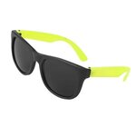 Custom Printed Youth Neon Sunglasses - Neon Yellow
