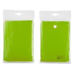 Custom Rain Poncho Disposable - Green-lime