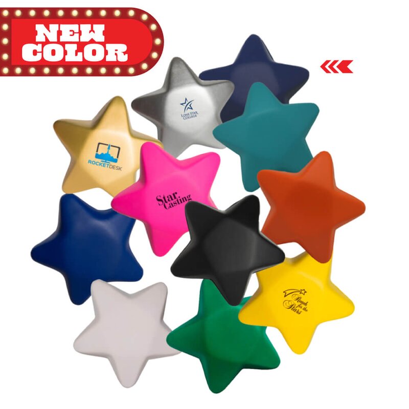 Main Product Image for Custom Squeezies (R) Star Stress Reliever