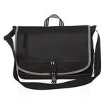 Cutting Edge Laptop Messenger - Black