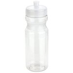 Cycler 24oz PET Eco-Polyclear(TM) Bottle with Push-Pull Lid - Clear