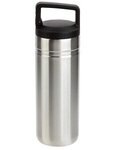 Dante 20 oz Vacuum Insulated Bottle with Carabiner Lid - Silver