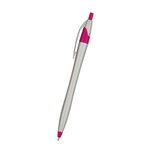 Dart Pen - Silver w/ Fuchsia Trim