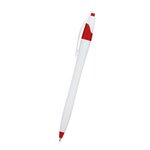 Dart Pen - White w/ Red Trim