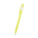 Dart Pen - Yellow w/ White Trim