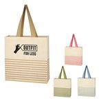 Dash Jute Tote Bag -  