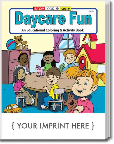 Main Product Image for Daycare Fun Coloring And Activity Book USA Made