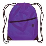 Daypack - Drawstring Backpack - Full Color - Purple