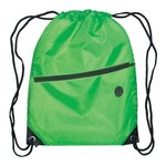 Daypack - Drawstring Backpack - Green