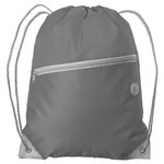 Daypack RPET - Drawstring Backpack - Silkscreen - Gray Cool Gray