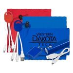 DaySaver Lux Mobile Tech Metal Power Bank Charging Kit - Blue